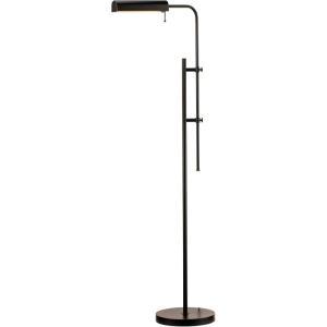 imageOBright Cedric Adjustable Pharmacy Floor Lamp  Industrial Design for Reading Crafting Work  10W LED Height 4561 inches  Ideal for Living Room Bedside Office  BlackBlack