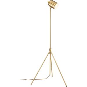 imageOBright Helios  Adjustable Tripod LED Floor Lamp Dimmable Swivel Head Perfect for Reading and Task Lighting BlackAntique Brass