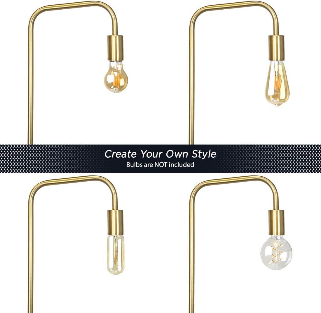 imageOBright Industrial Floor Lamp for Living Room Metal Lamp E26 Socket 70 Inches Minimalist Design for Decorative Lighting Stand Lamp for Bedroom Office Dorm GoldGold