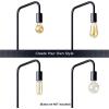 imageOBright Industrial Floor Lamp for Living Room Metal Lamp E26 Socket 70 Inches Minimalist Design for Decorative Lighting Stand Lamp for Bedroom Office Dorm GoldBlack