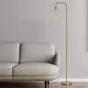 imageOBright Industrial Floor Lamp for Living Room Metal Lamp E26 Socket 70 Inches Minimalist Design for Decorative Lighting Stand Lamp for Bedroom Office Dorm GoldGold