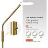 imageOBright Moon  Dimmable LED Floor Lamp Adjustable Color Temperature for Bedside Reading Work Light ArtCrafting Light Sewing 360 Flexible Gooseneck Rotatable Lighting Antique BrassAntique Brass