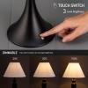 imageOBright Ember Rechargeable Table Lamp BlackBalusterBlack
