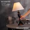 imageOBright Ember Rechargeable Table Lamp BlackBalusterBlack