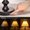 imageOBright Ember Rechargeable Table Lamp BlackBalusterBlackBaluster