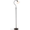 imageOBright Heritage  Bankers Floor Lamp 3Level Touch Dimming Adjustable Tilt Shade Removable Lampshade Design E26 Socket with 6W Dimmable LED Bulb White Jade Glass Shade Oil Rubbed BronzeOil Rubbed BronzeWhite Glass